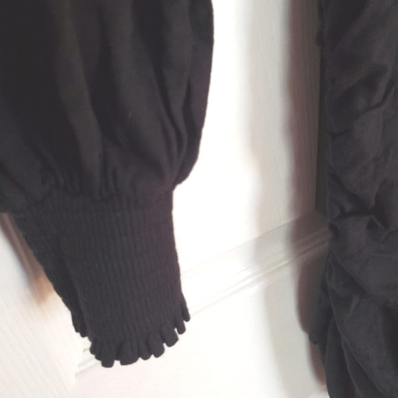 Sundry black ruched dress size 1 - Picture 3 of 4